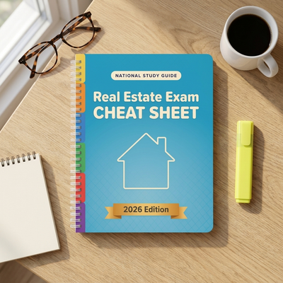 Real Estate Exam Cheat Sheet — 2026 National Study Guide